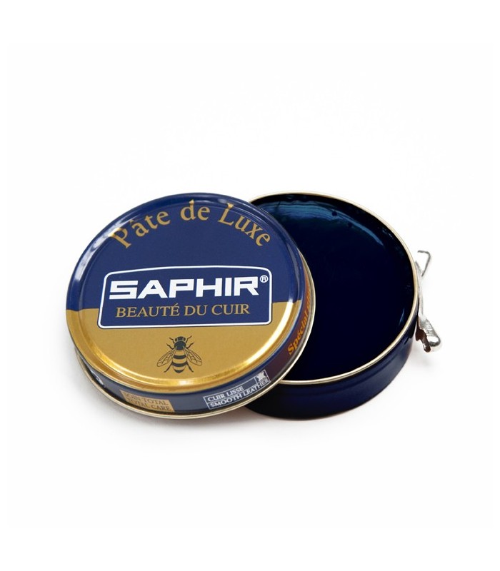 Saphir Cirage Crème de Luxe, Bleu Marine, 50 ml